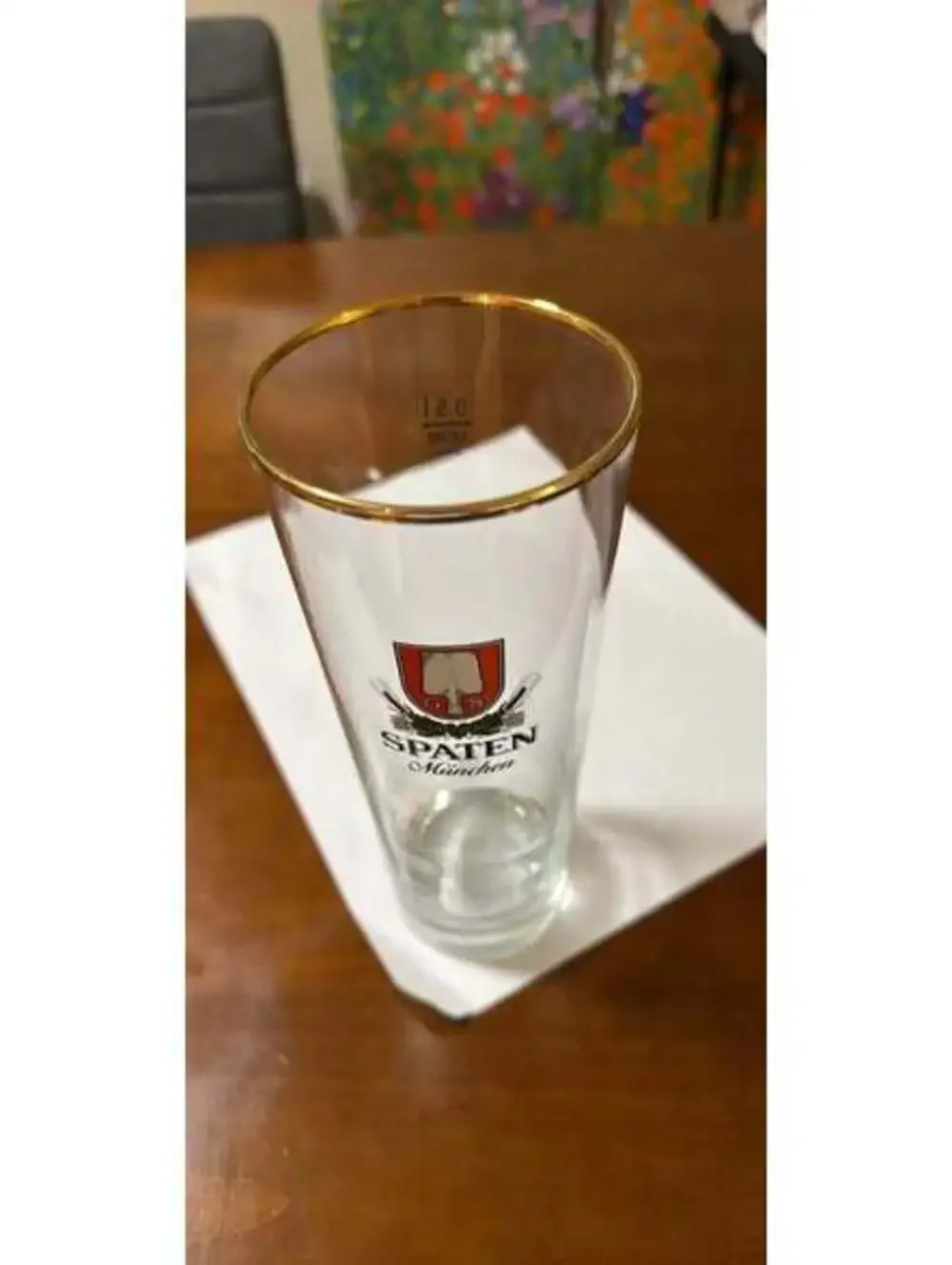 Spaten München German Beer Glass – 0.5L Rastal Germany